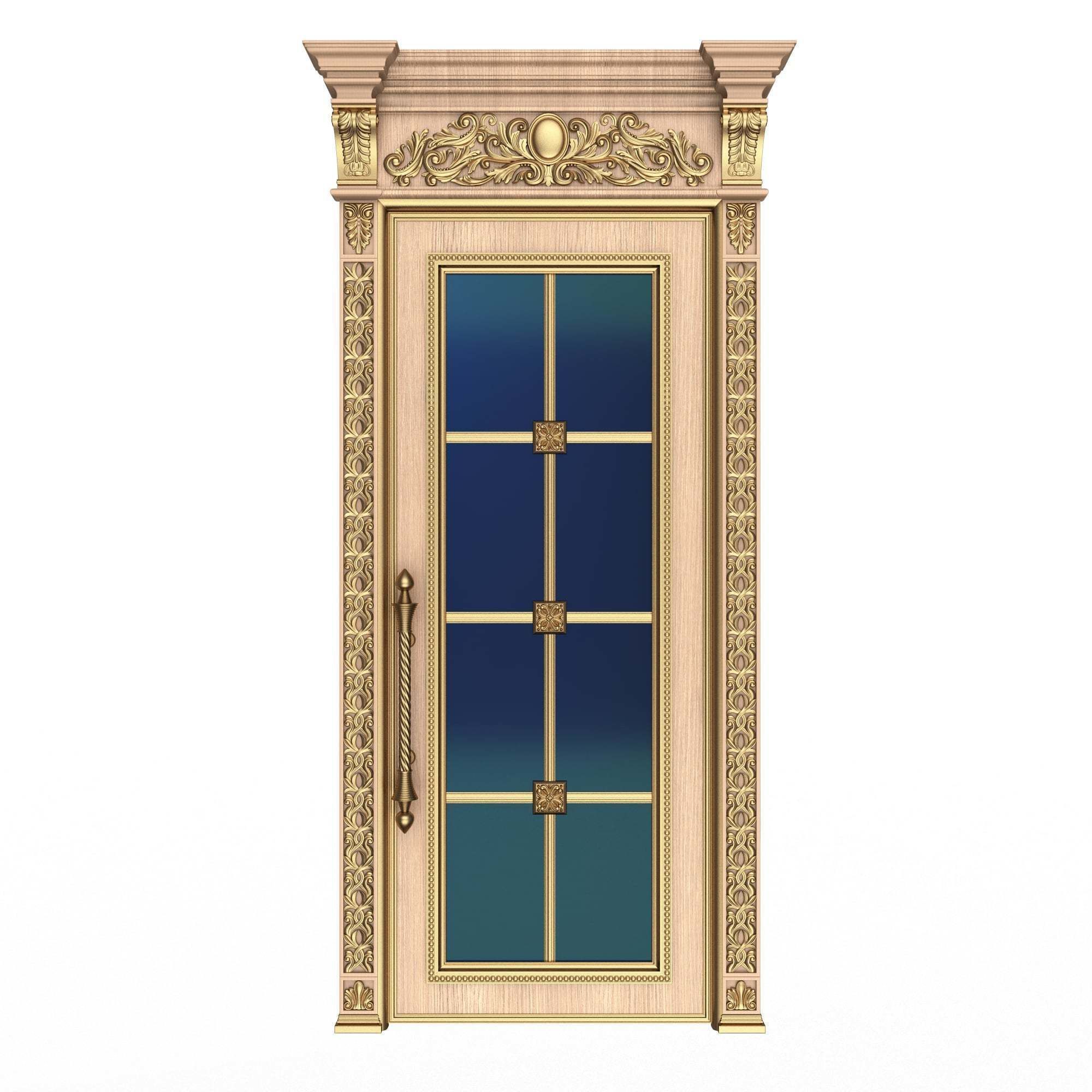 Doors Collection 0303 Low-poly 3D model_7