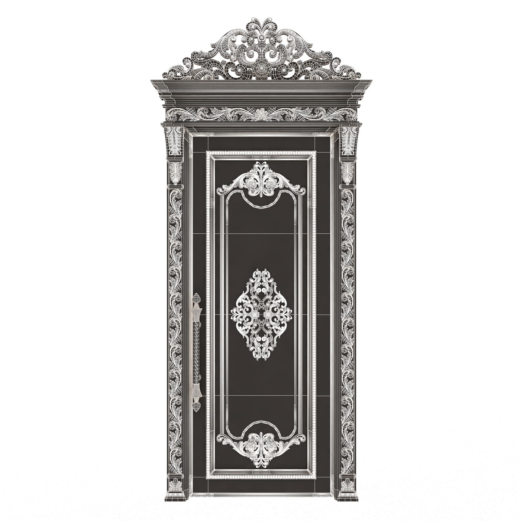 Doors Collection 0303 Low-poly 3D model_79