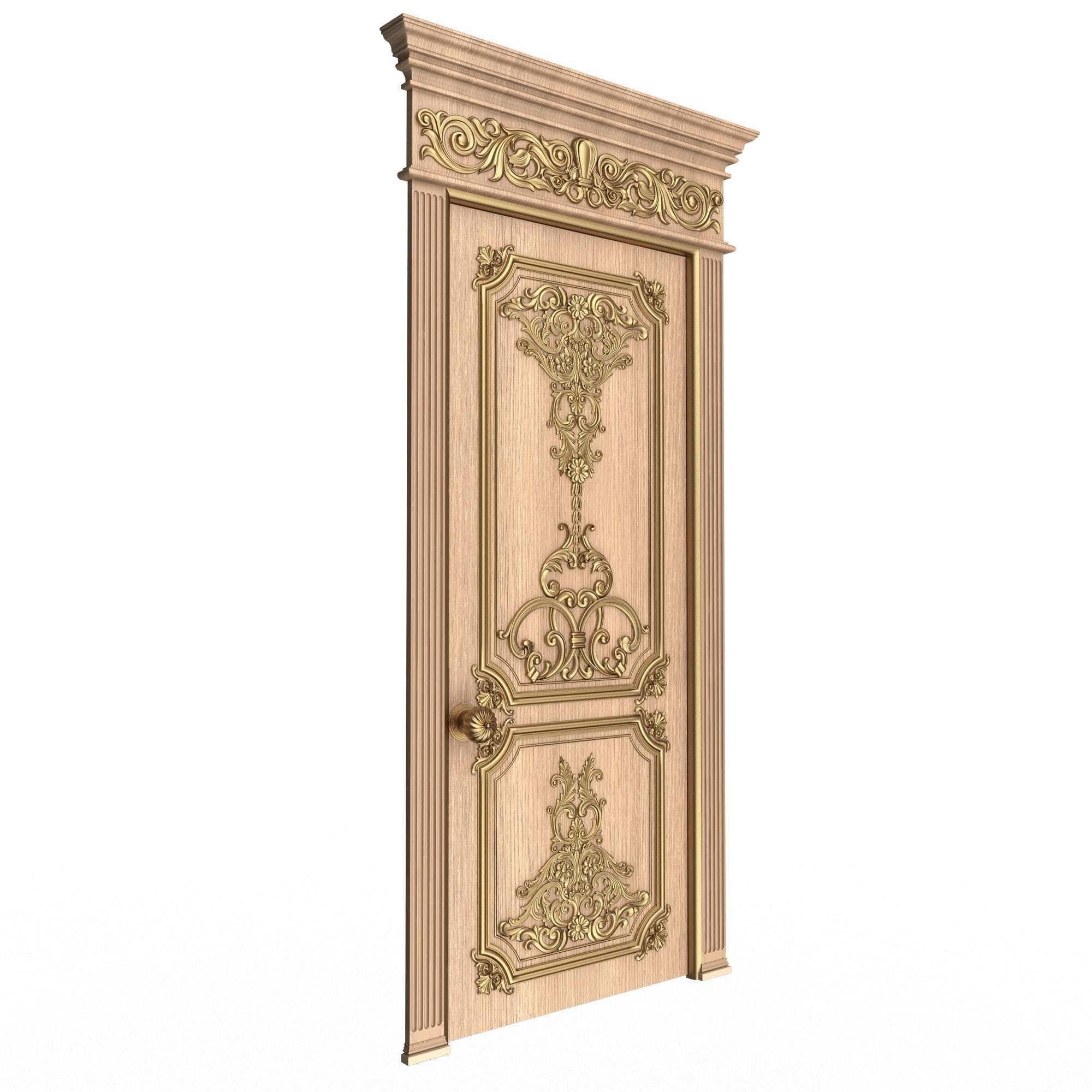 Doors Collection 0303 Low-poly 3D model_46