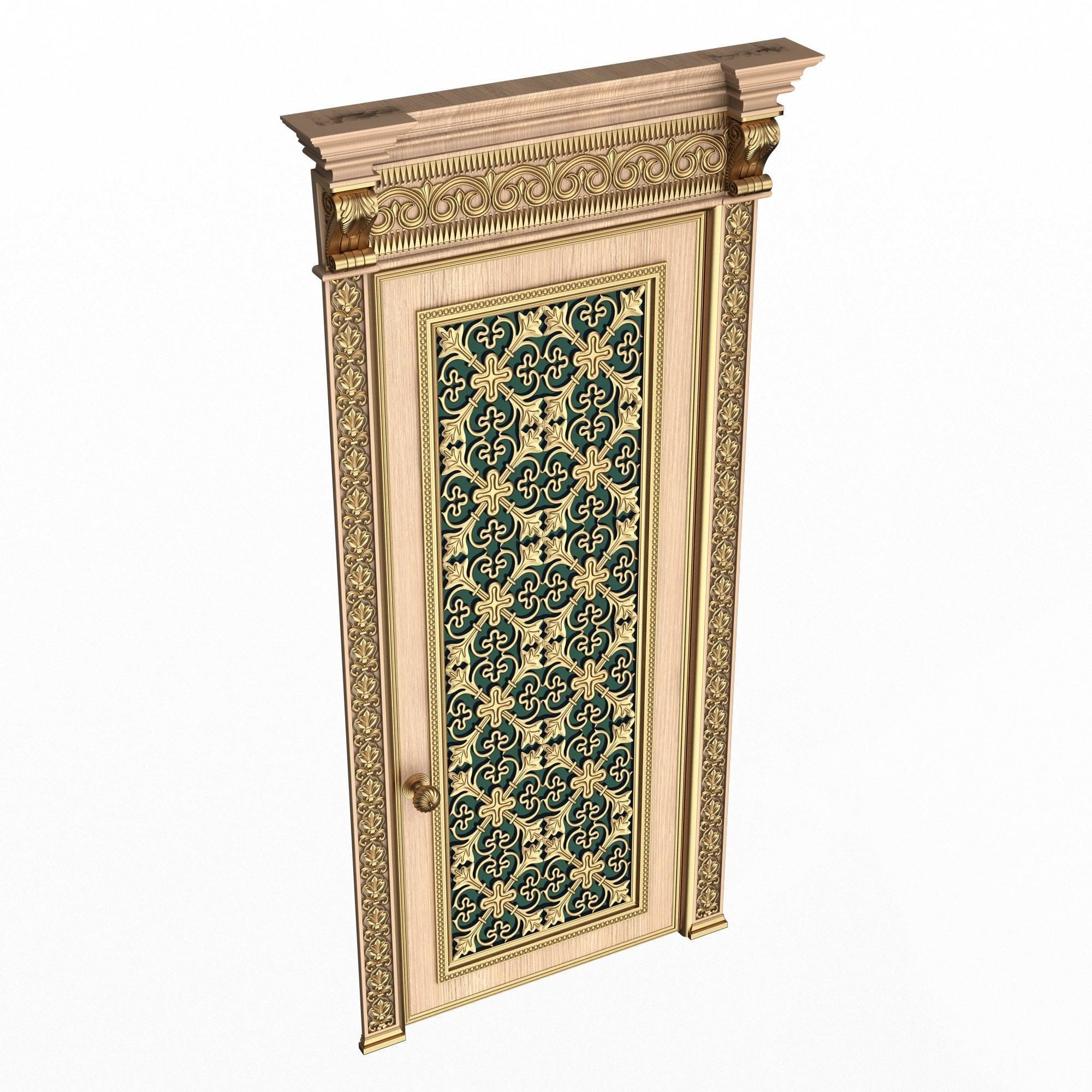 Doors Collection 0303 Low-poly 3D model_14