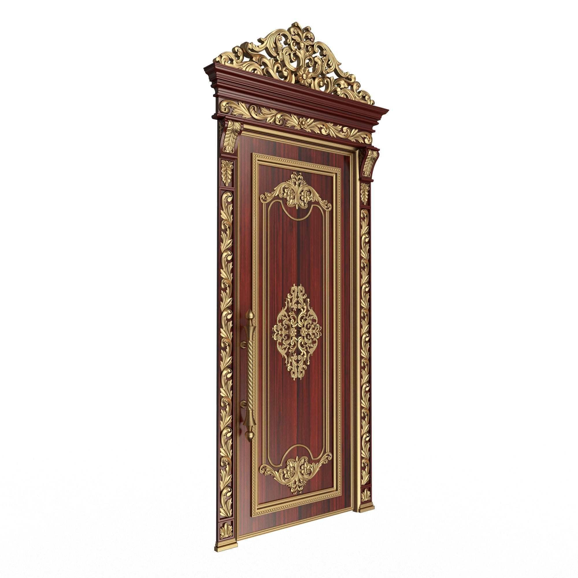 Doors Collection 0303 Low-poly 3D model_25