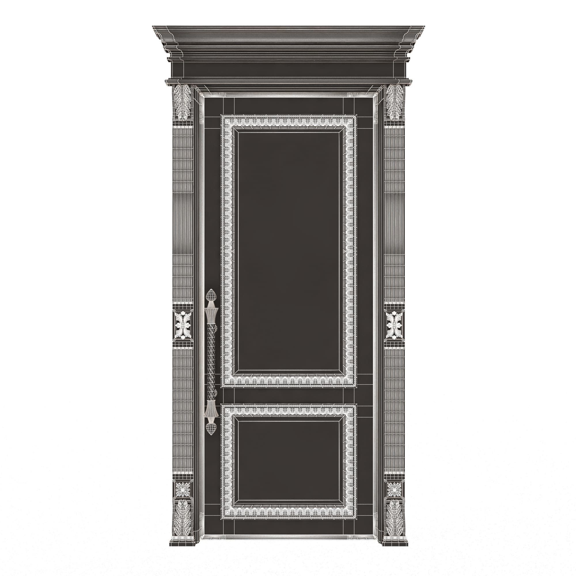 Doors Collection 0303 Low-poly 3D model_91