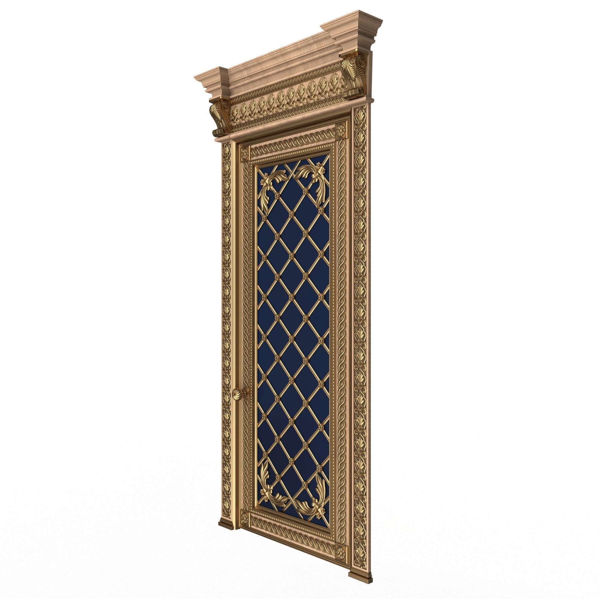 Doors Collection 0303 Low-poly 3D model_21