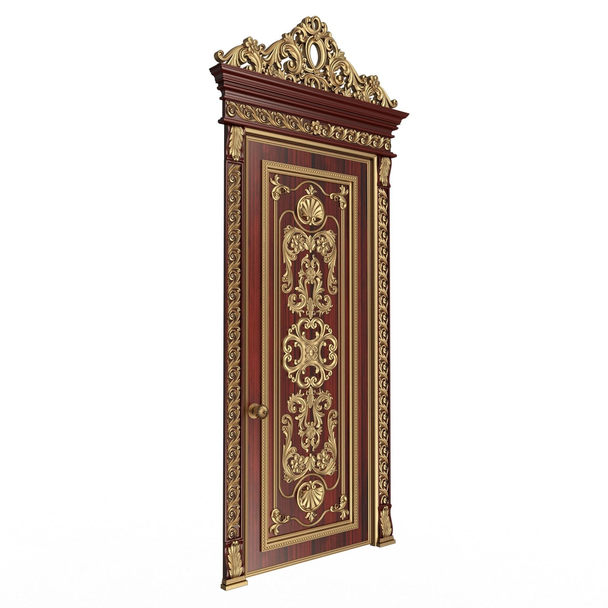 Doors Collection 0303 Low-poly 3D model_31