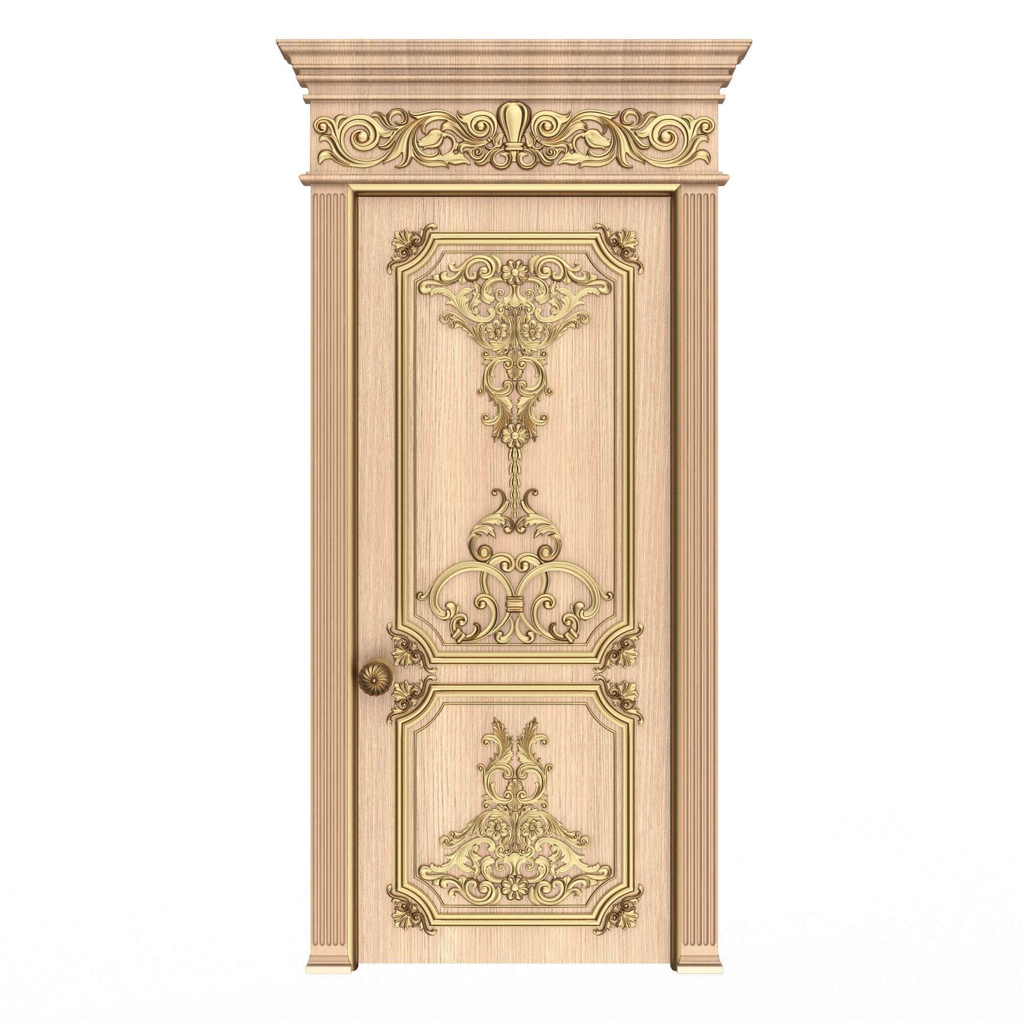 Doors Collection 0303 Low-poly 3D model_43