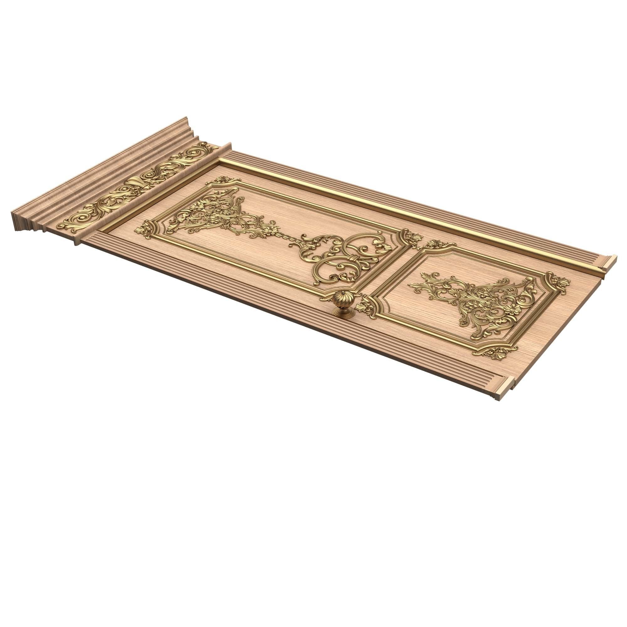 Doors Collection 0303 Low-poly 3D model_48