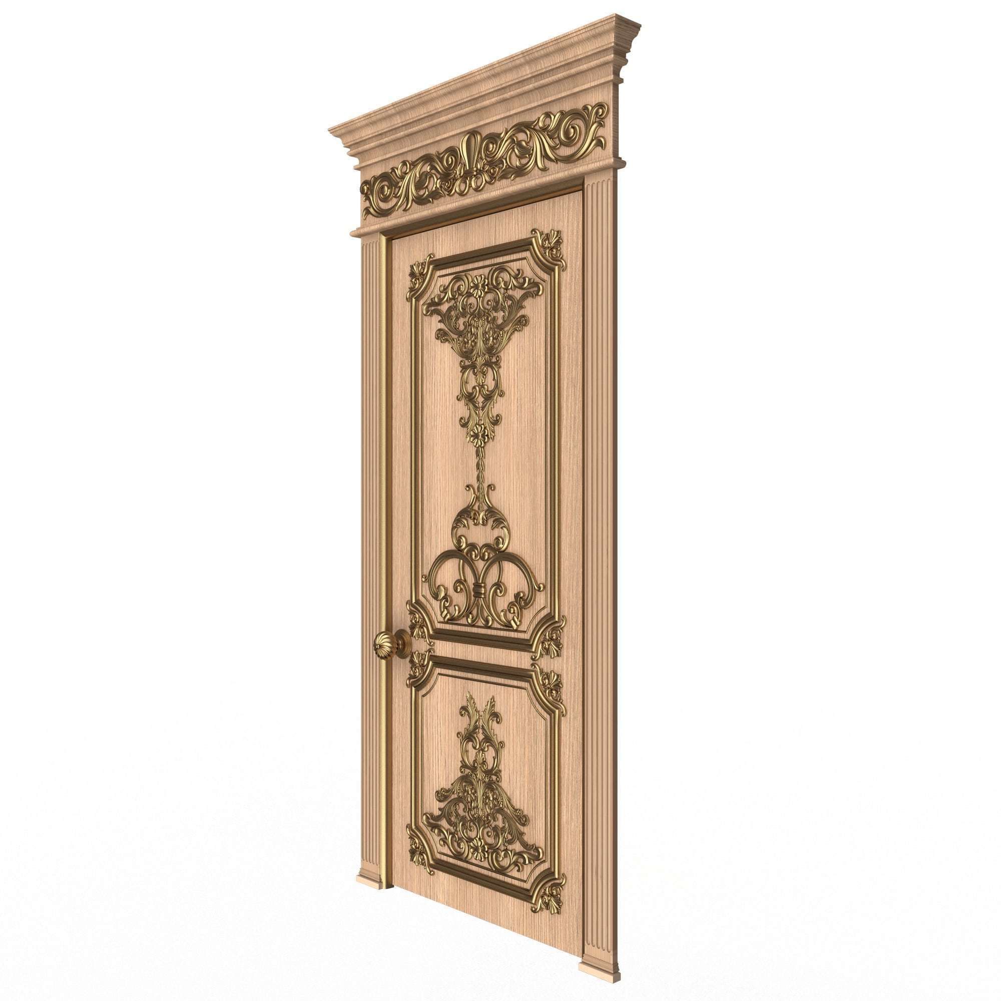 Doors Collection 0303 Low-poly 3D model_45