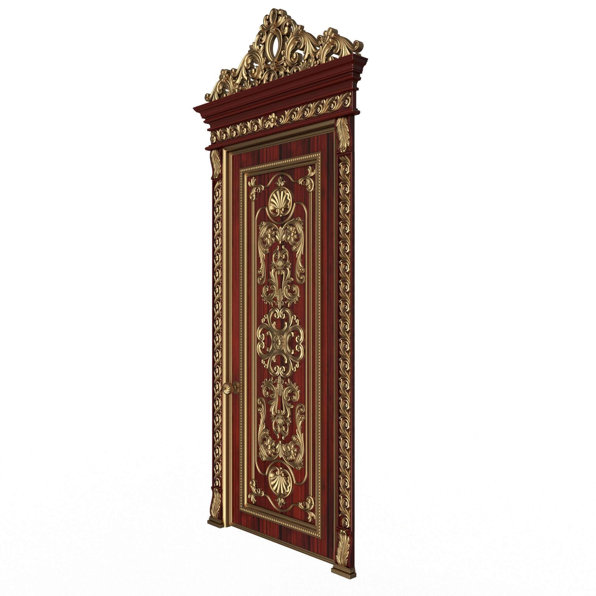 Doors Collection 0303 Low-poly 3D model_36