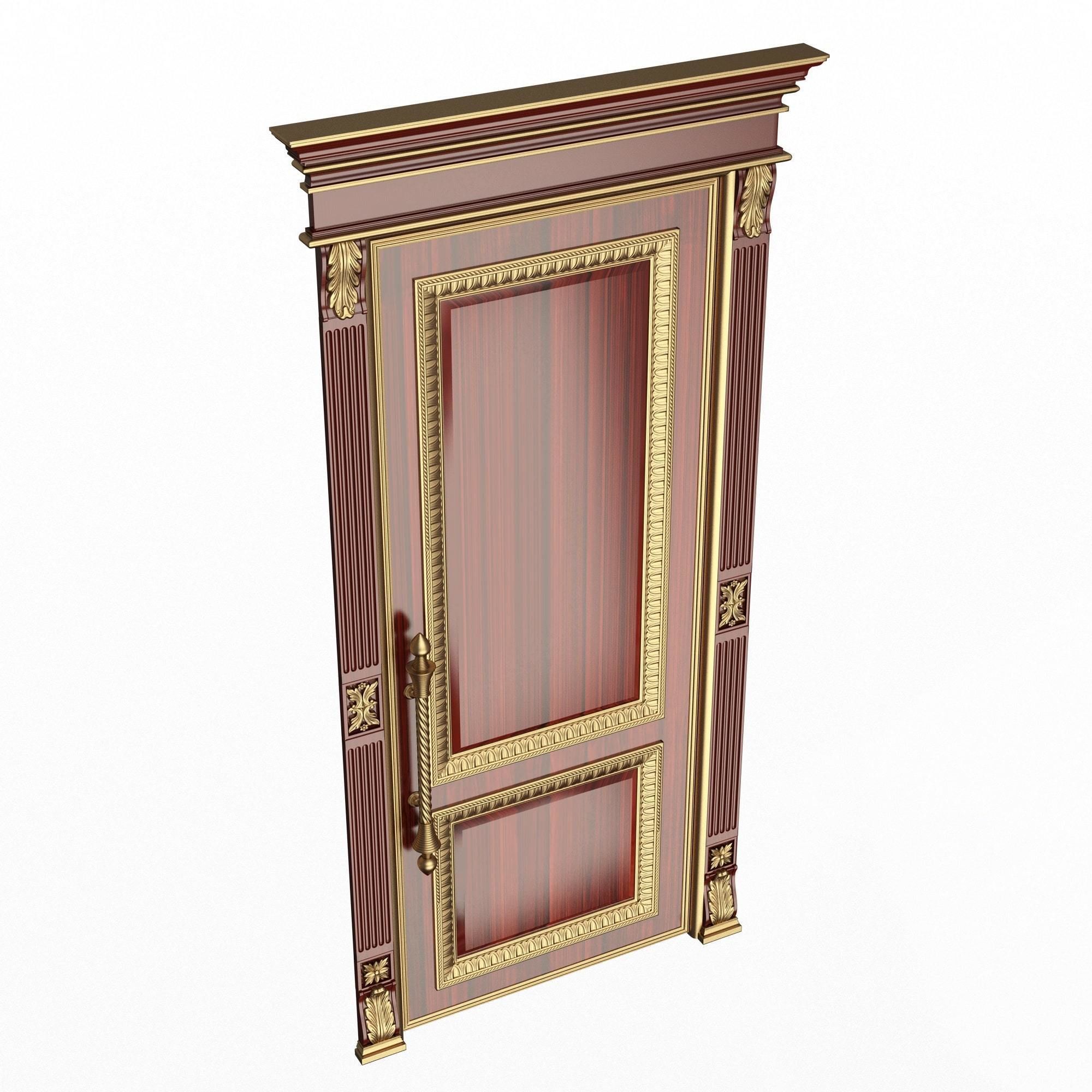 Doors Collection 0303 Low-poly 3D model_41