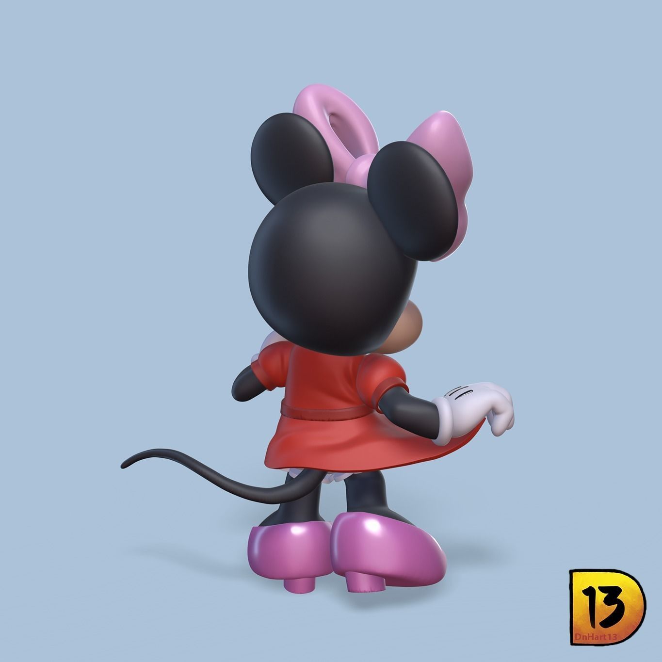 MiniPrint 008 Mini Mouse 3D print model_2