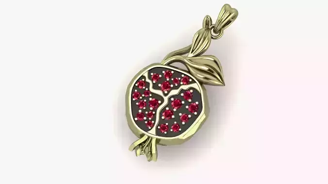 pomegranate pendant