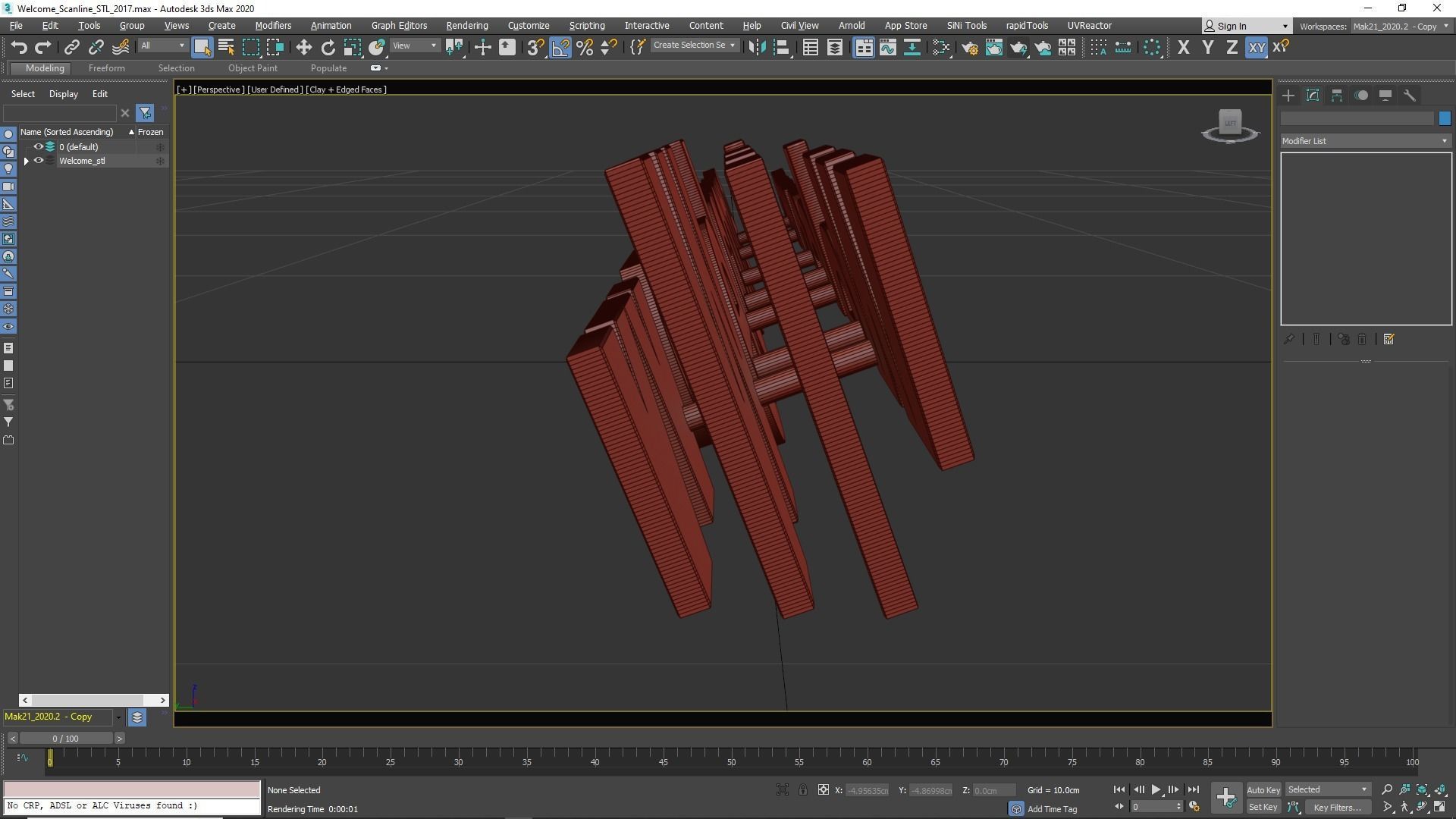 Welcome written STL 3D print model_4