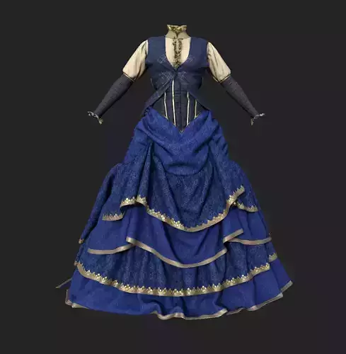 Victorian Dress PBR