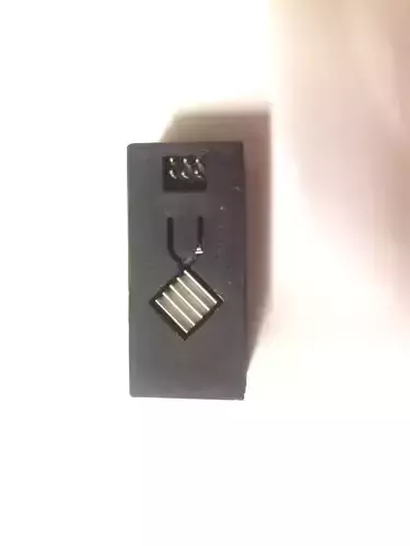  arduino nano case with heatsink bore and reset button 3D print model