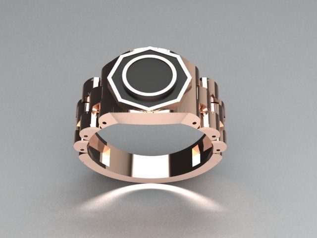 men ring 3D print model_2