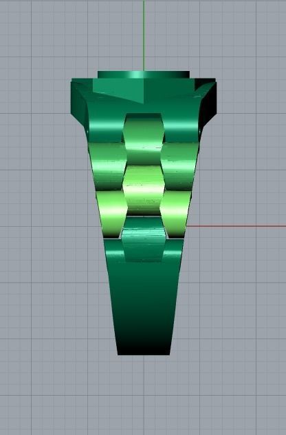 men ring 3D print model_8