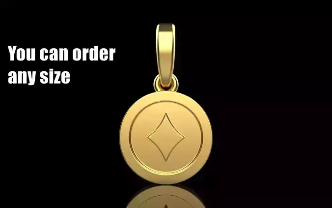 Card diamonds ring model 615