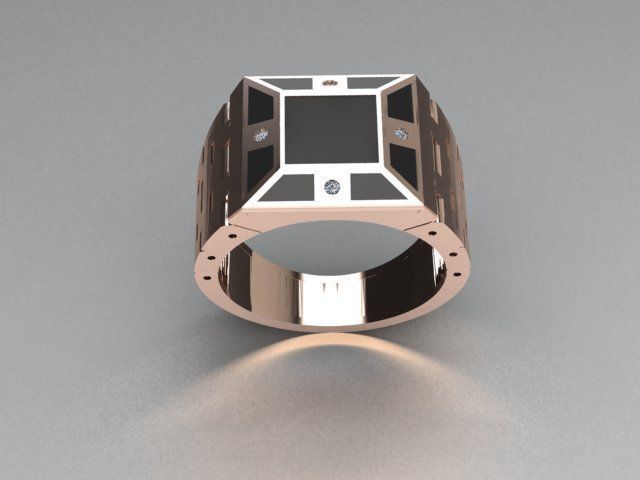 men ring 3D print model_2