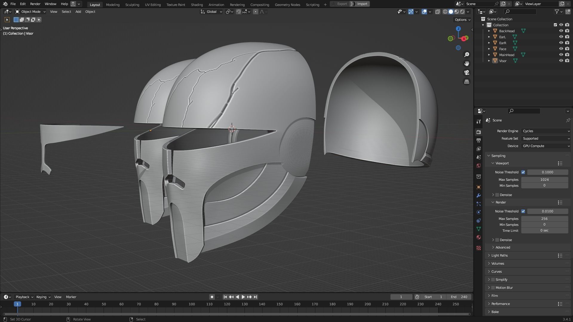 Star Wars Darth Momin Helmet for Cosplay 3D print model_12