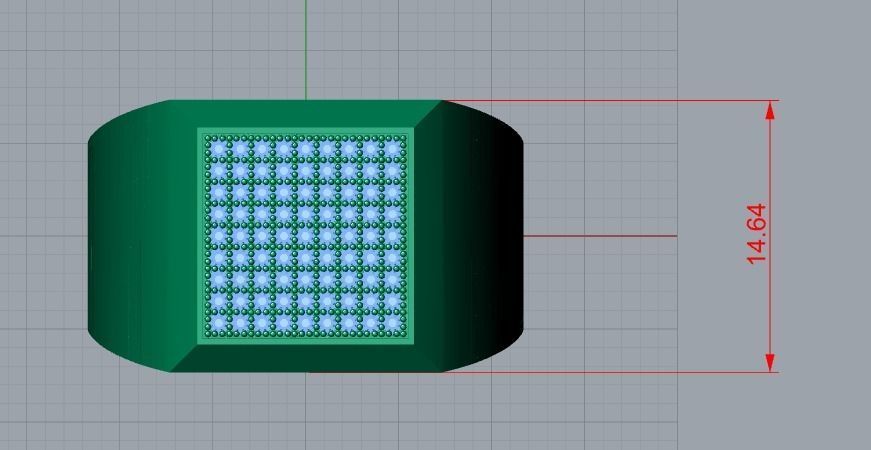 men ring 3D print model_7