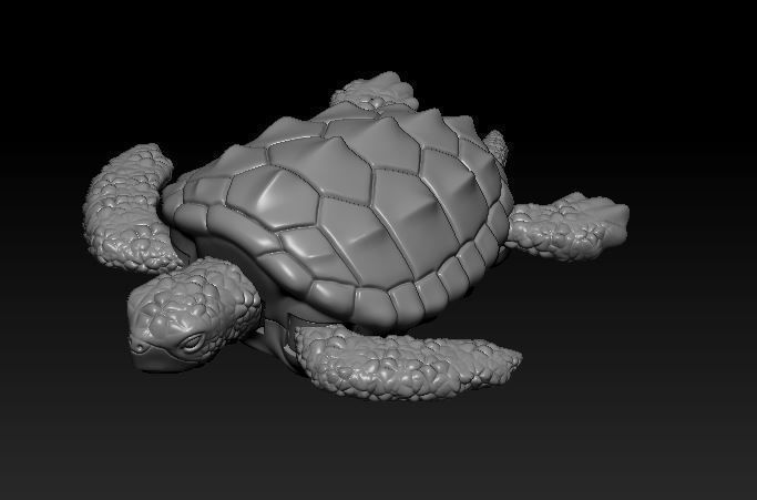 Pendant Turtle 3D print model_1