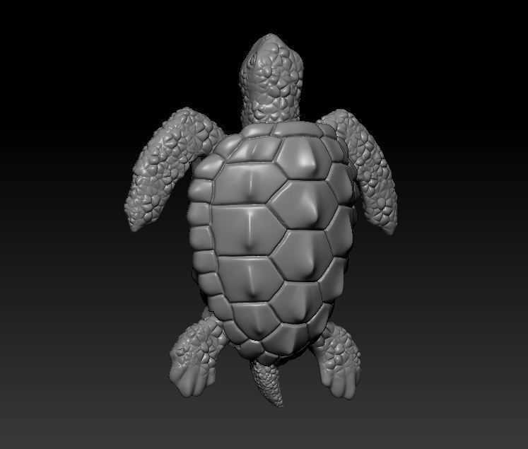 Pendant Turtle 3D print model_3