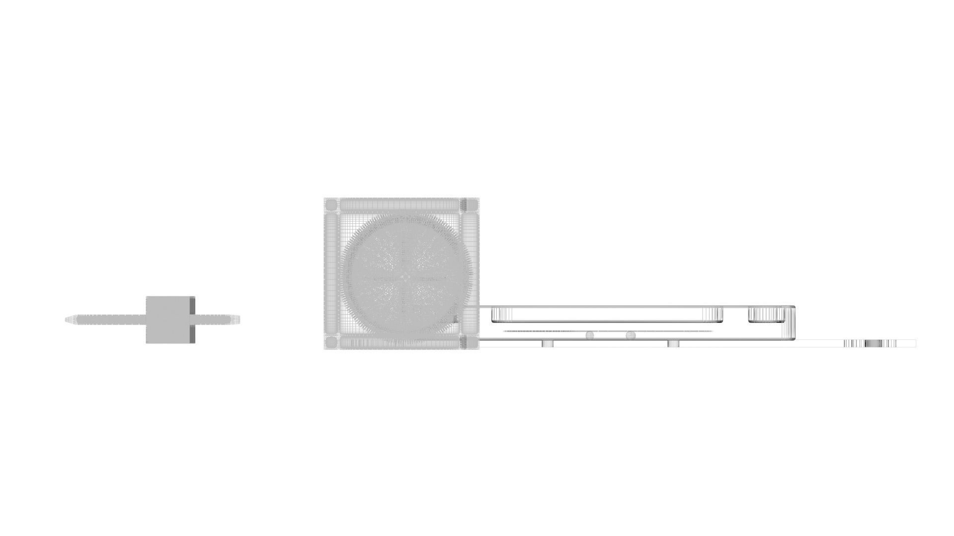 Liquid Crystal Display Screen Components With Other Parts 3D model_36