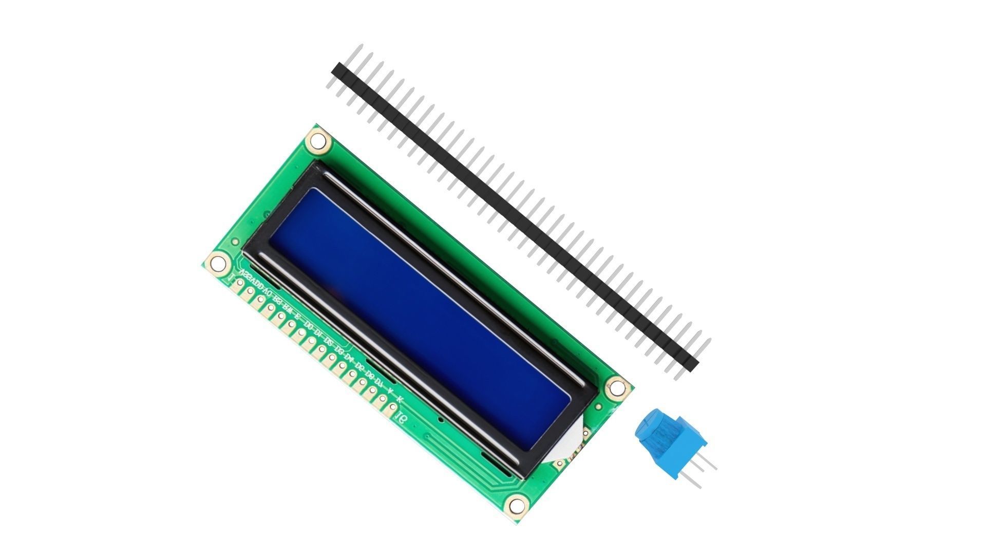 Liquid Crystal Display Screen Components With Other Parts 3D model_13