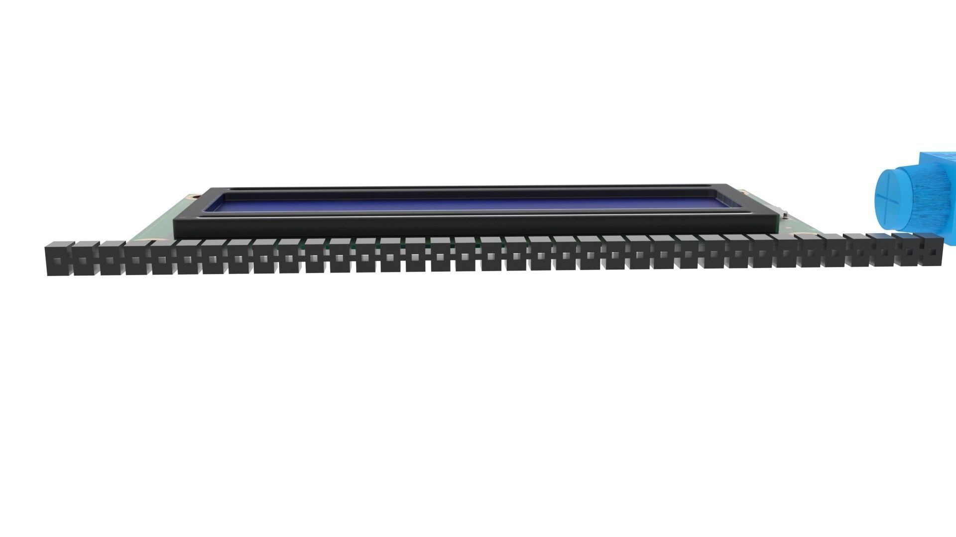 Liquid Crystal Display Screen Components With Other Parts 3D model_18