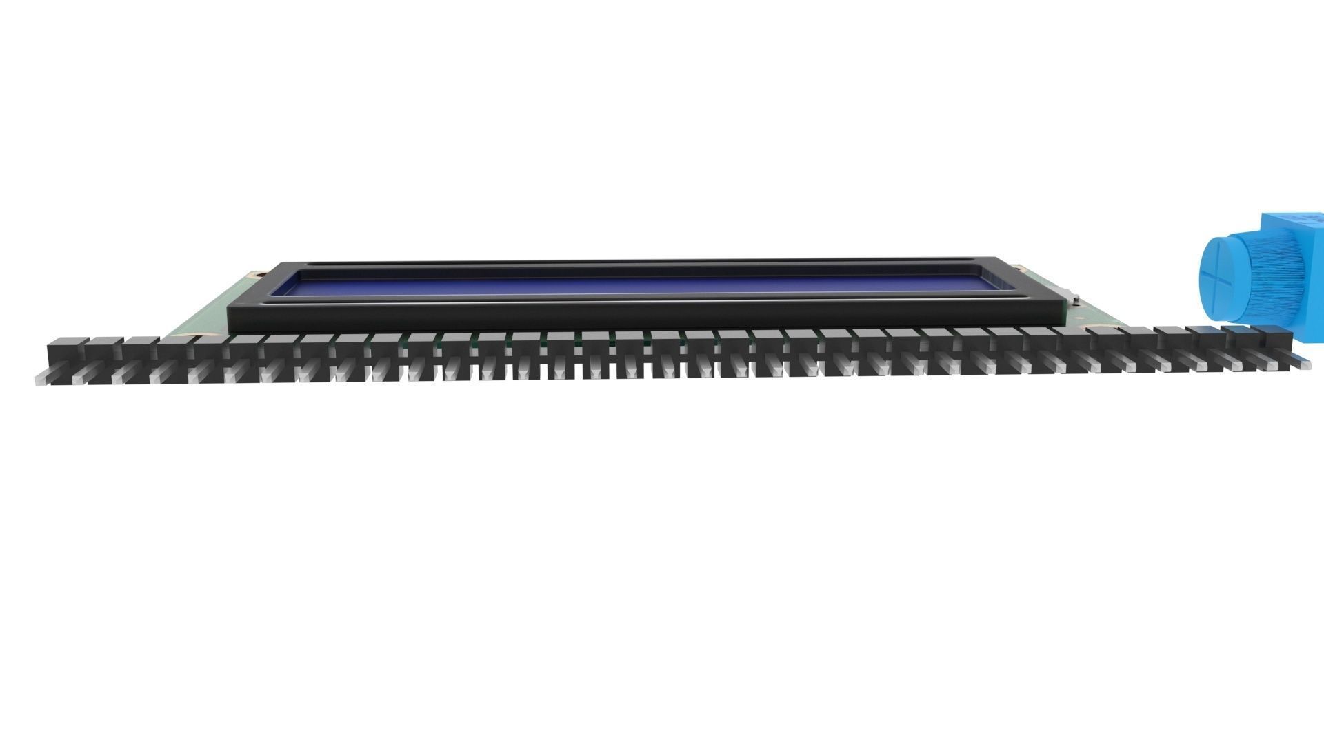 Liquid Crystal Display Screen Components With Other Parts 3D model_19