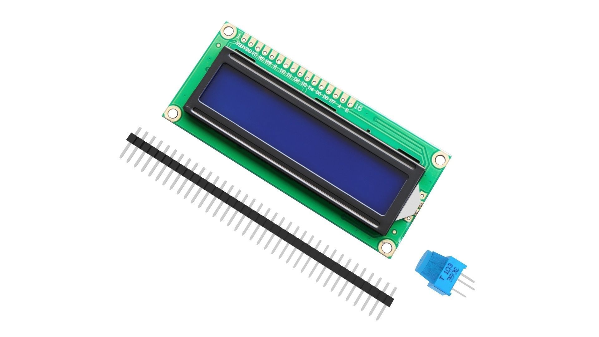 Liquid Crystal Display Screen Components With Other Parts 3D model_10