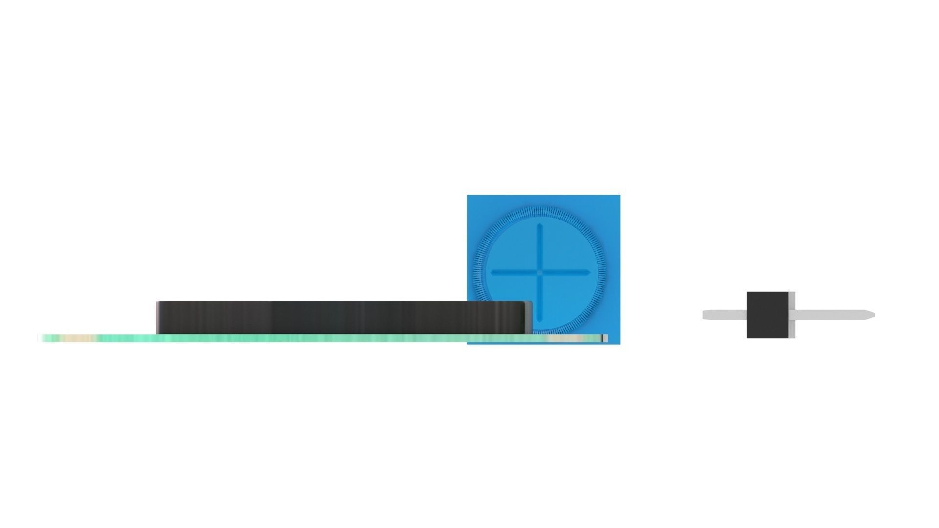 Liquid Crystal Display Screen Components With Other Parts 3D model_22