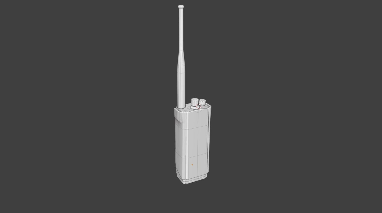 Motorola Walkie talkie Low poly Low-poly 3D model_6