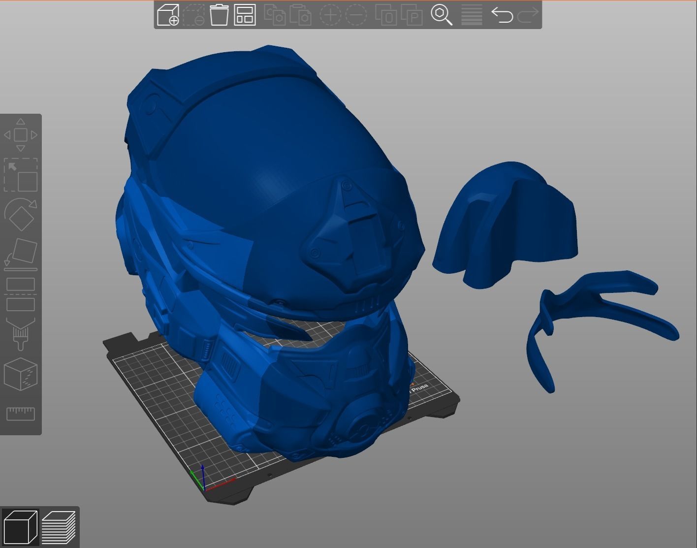 Titanfall Grapple Pilot Helmet 3d print file 3D print model_6