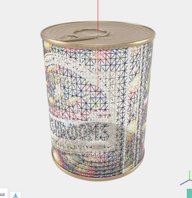 Diverse Canned Food Can Pack 3D model_35