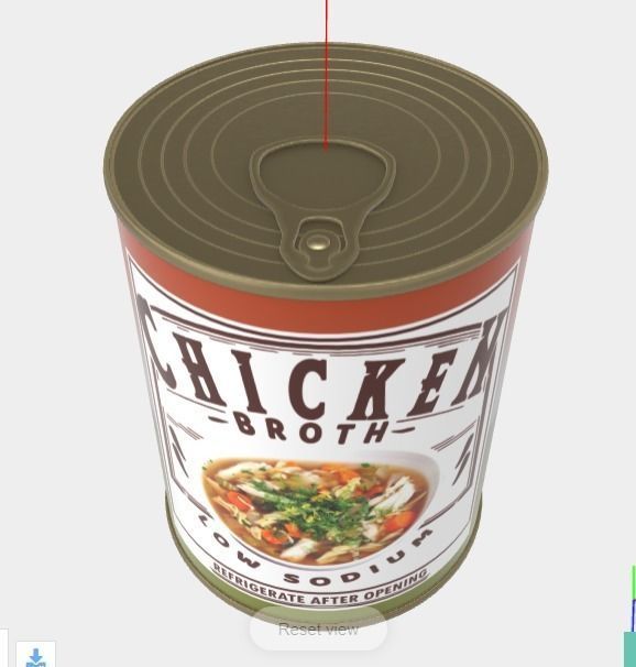 Diverse Canned Food Can Pack 3D model_25