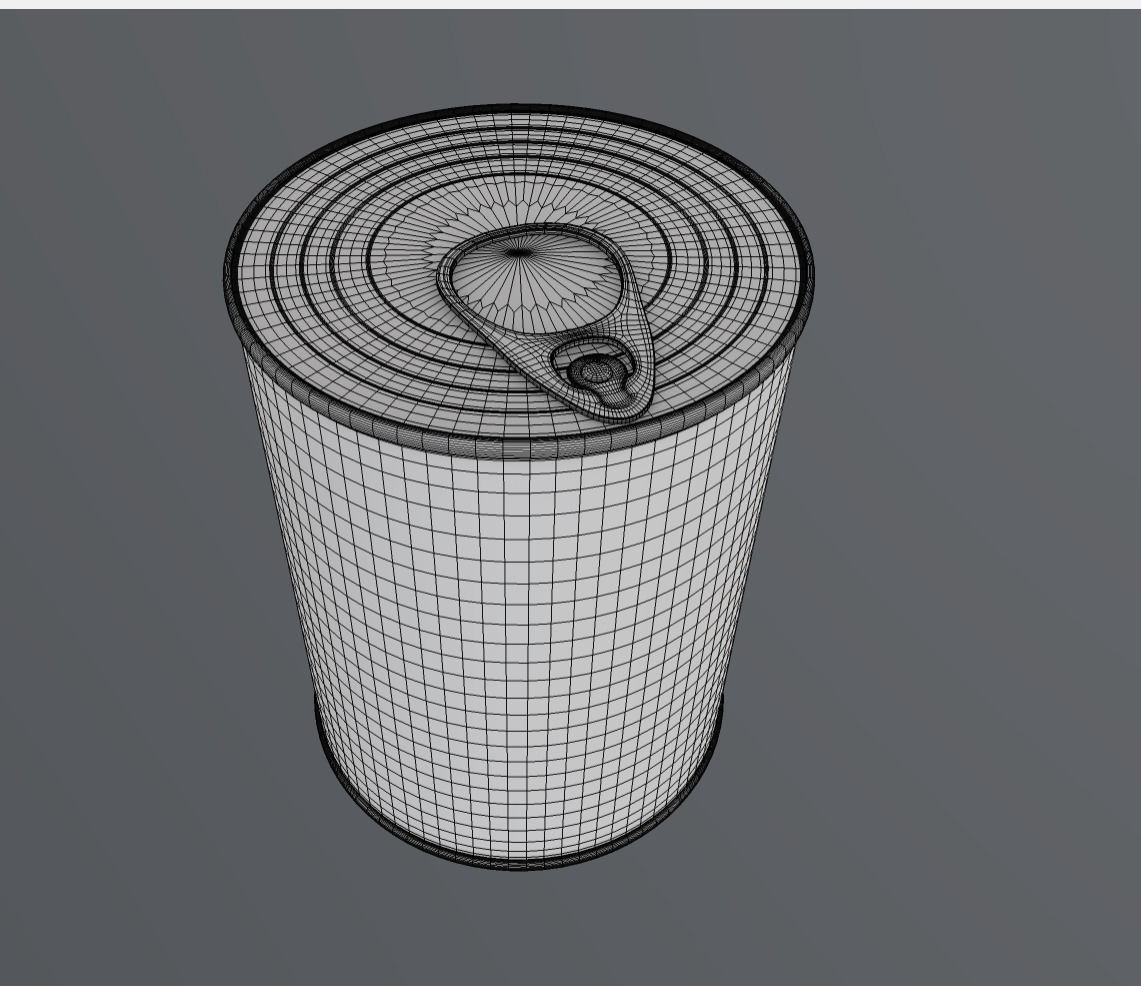 Diverse Canned Food Can Pack 3D model_42