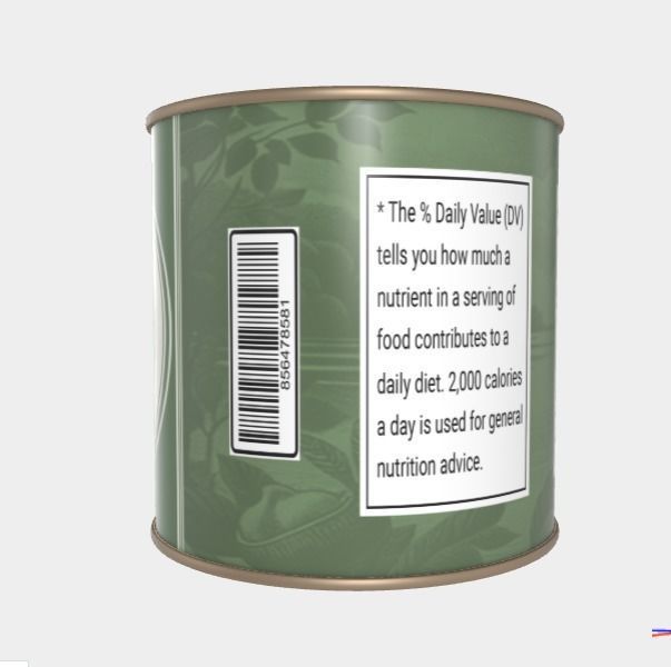 Diverse Canned Food Can Pack 3D model_49
