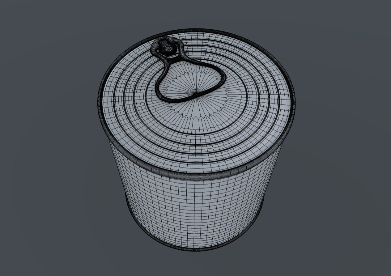 Diverse Canned Food Can Pack 3D model_38