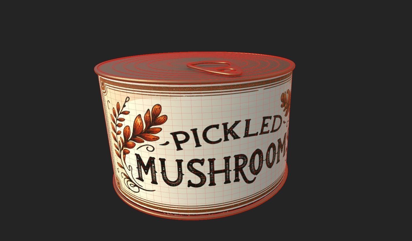 Diverse Canned Food Can Pack 3D model_37