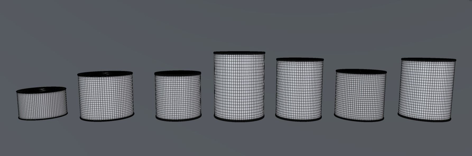 Diverse Canned Food Can Pack 3D model_51