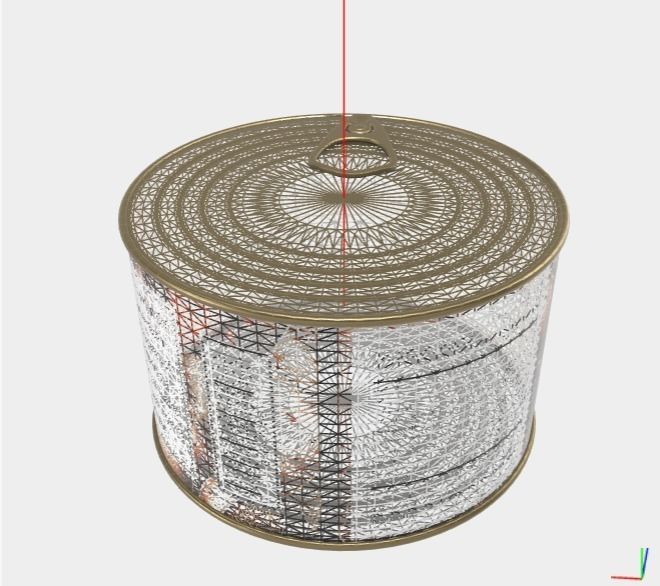 Diverse Canned Food Can Pack 3D model_24