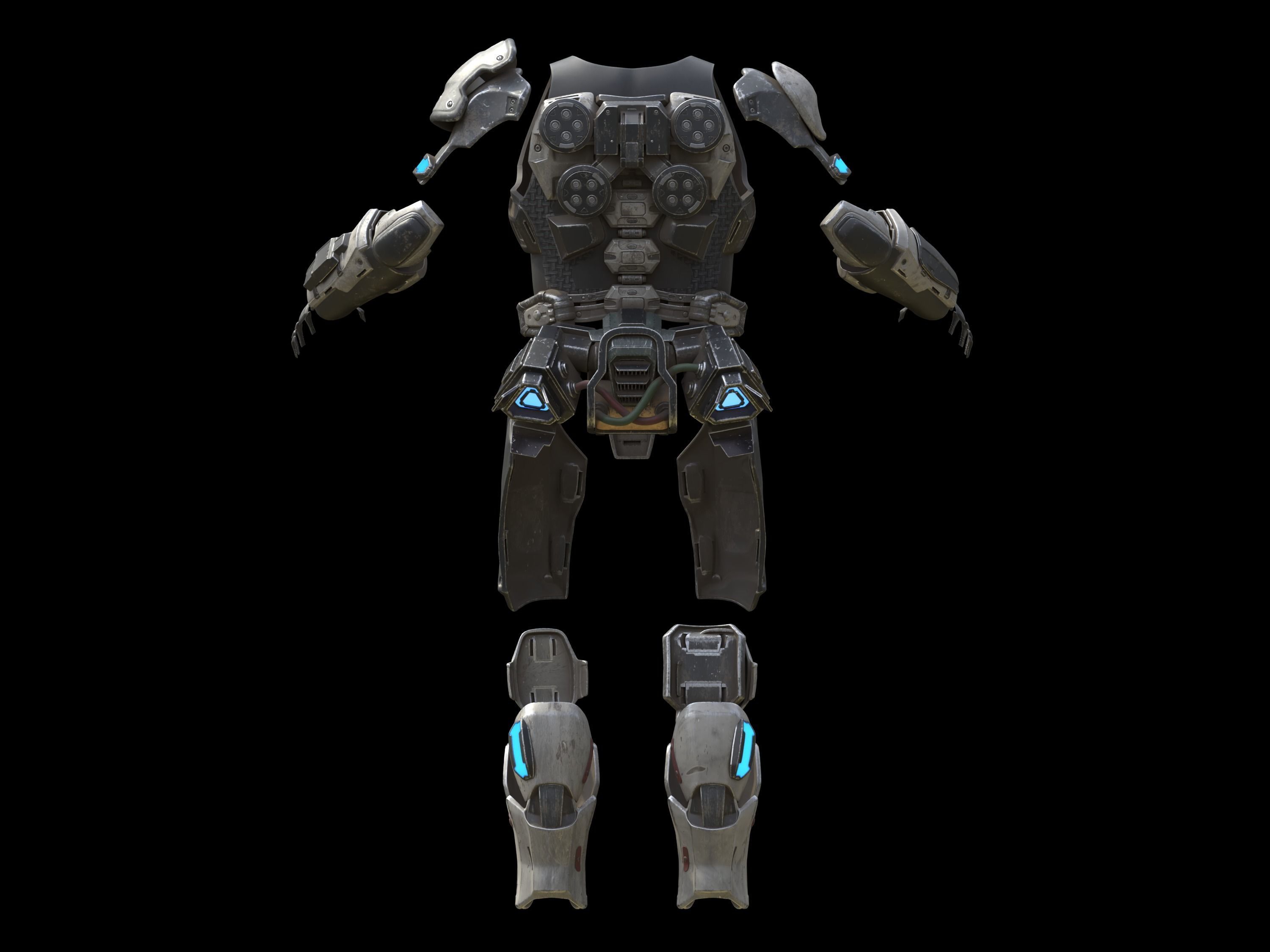Titanfall Grapple Pilot Armor 3d print files 3D print model_1