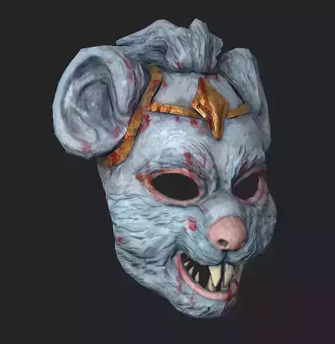 Mask Character Rat Angry Animal