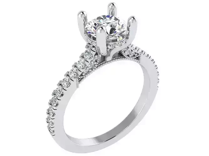 Round Diamond Ring 2861