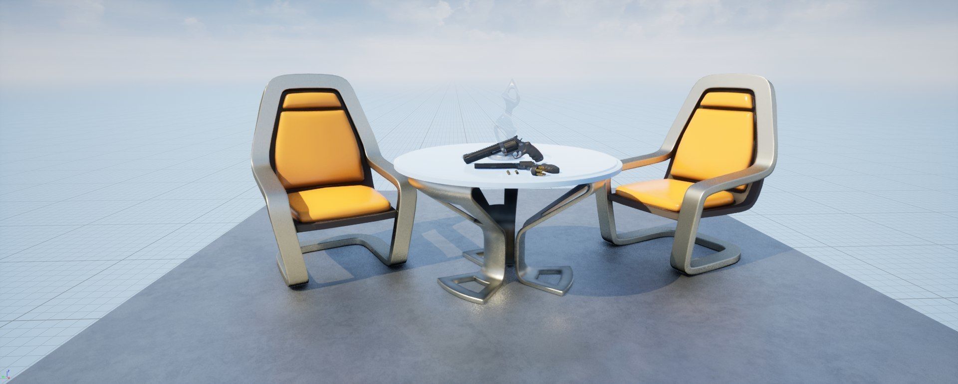 Thunderstrike Low-poly 3D model_11