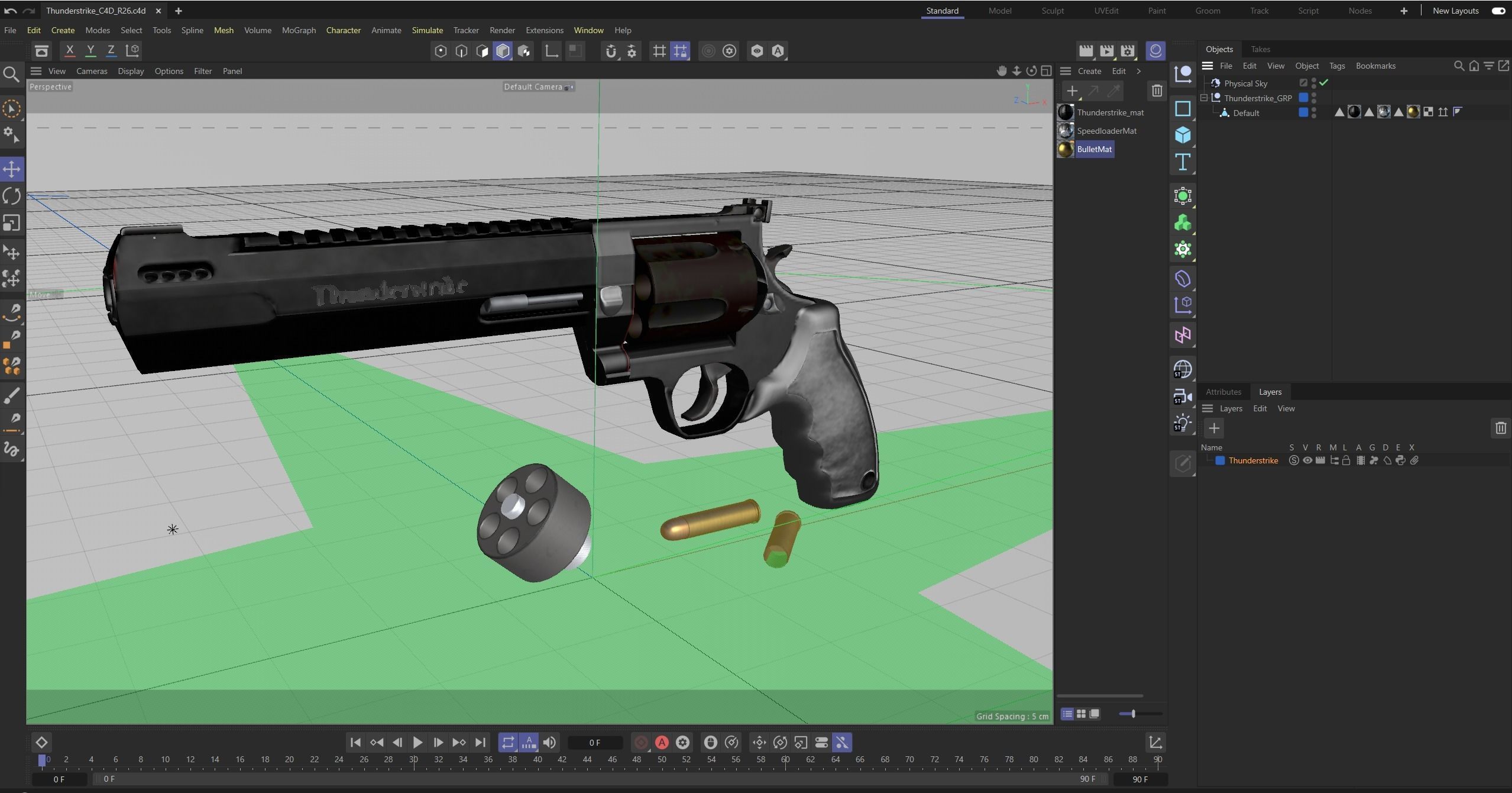 Thunderstrike Low-poly 3D model_18