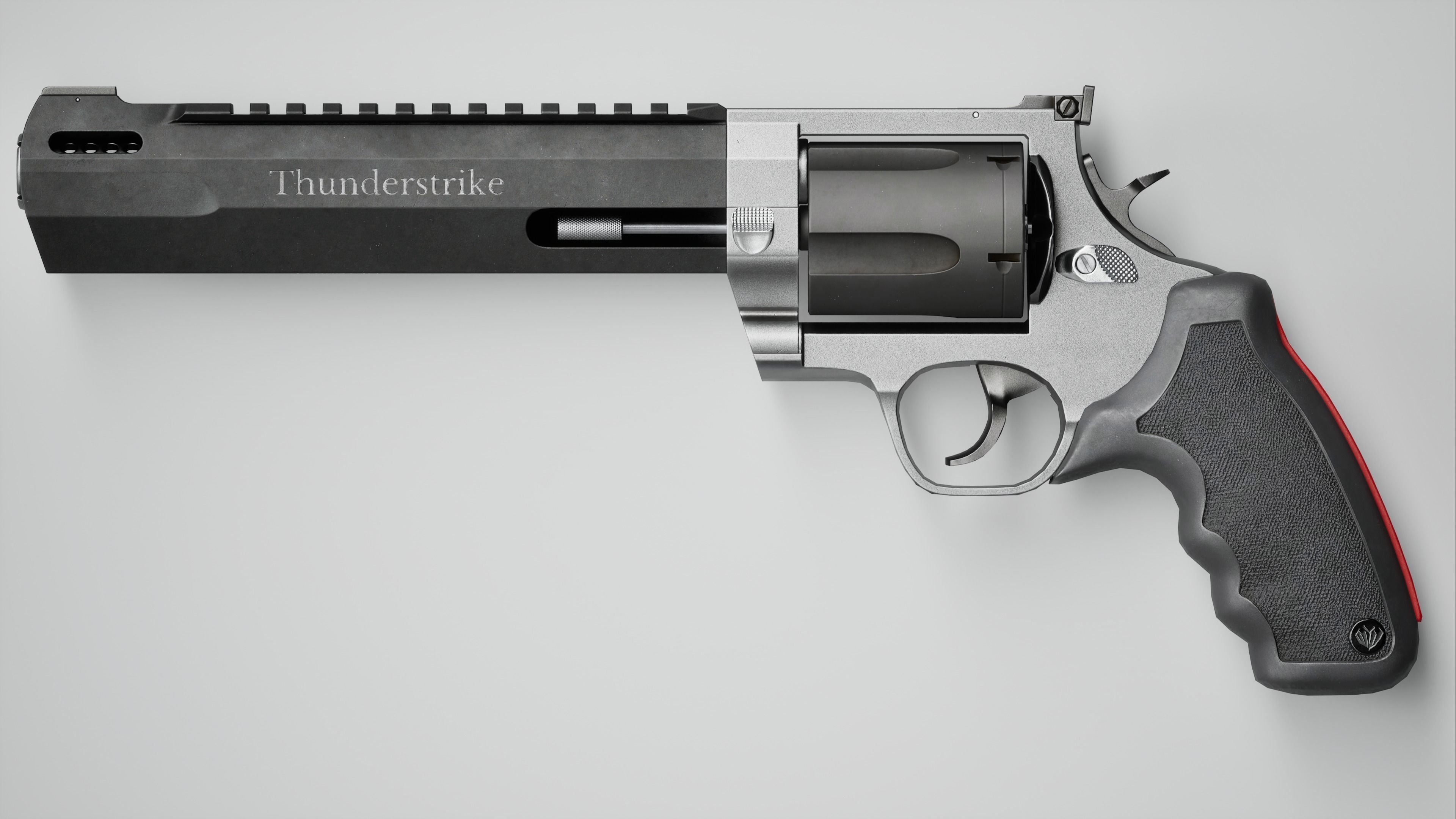 Thunderstrike Low-poly 3D model_2