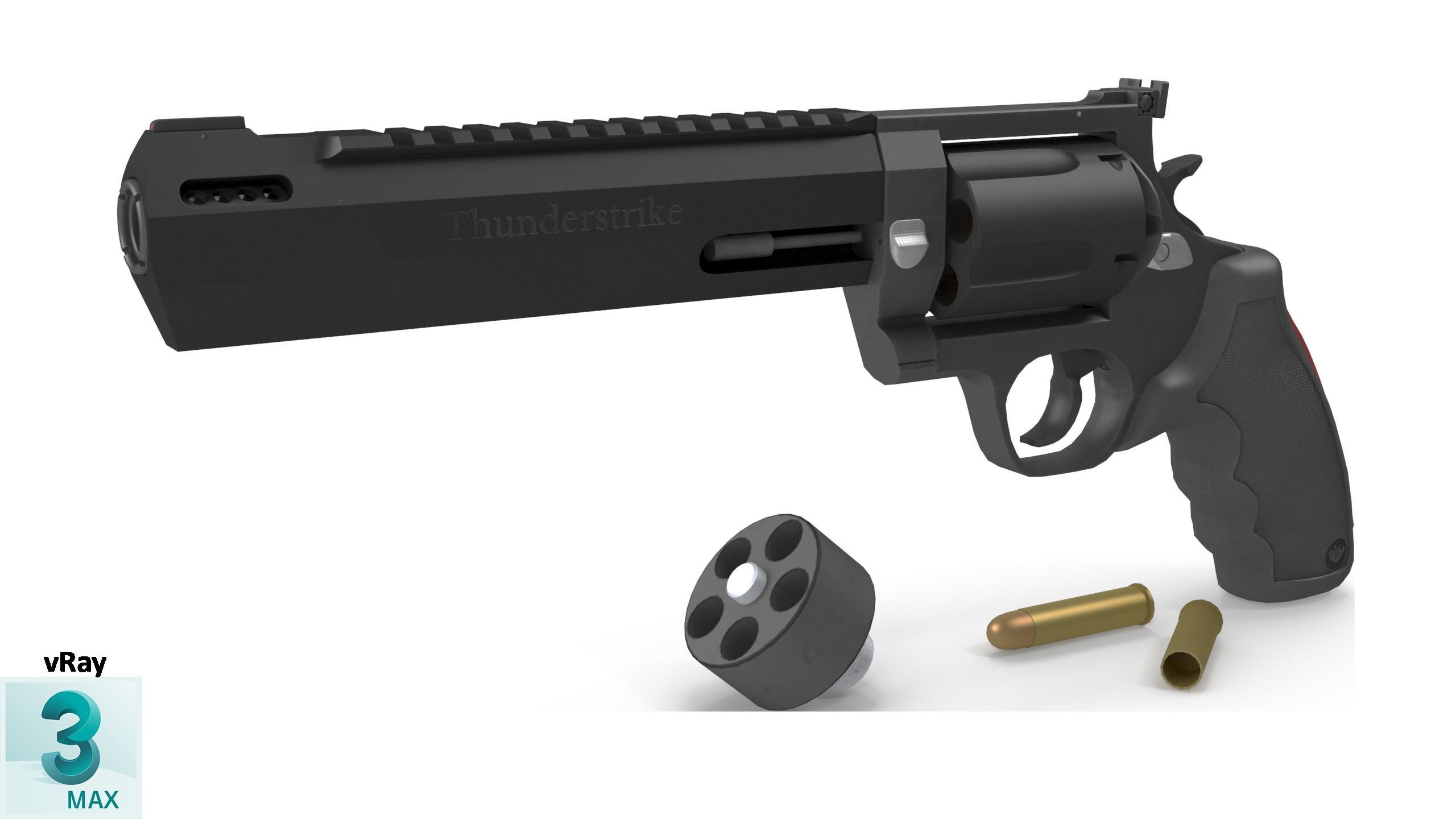 Thunderstrike Low-poly 3D model_12