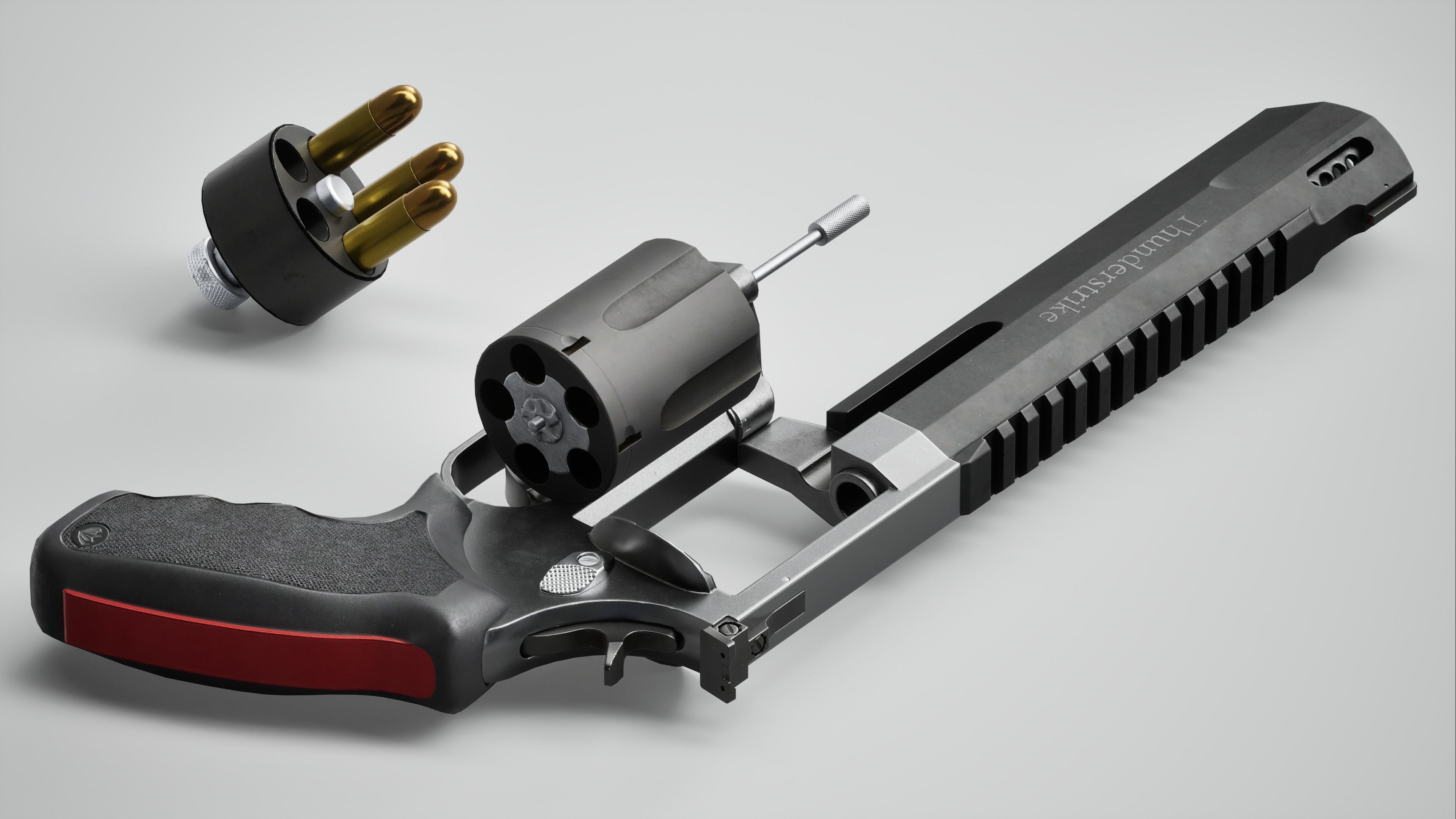 Thunderstrike Low-poly 3D model_1